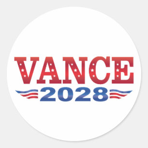 Adesivo JD Vance Presidente 2028 (bs)