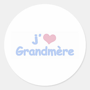 Adesivo Je "coeur" Grandmère