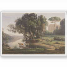 Jean-Baptiste-Camille Corot - Paisagem Italiana