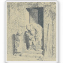 Jean-François Millet - La Précaution Maternelle