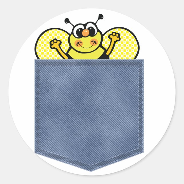 Adesivo Jean Pocket Bumble Bee (Frente)