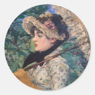 Adesivo Jeanne (Primavera) Por Édouard Manet
