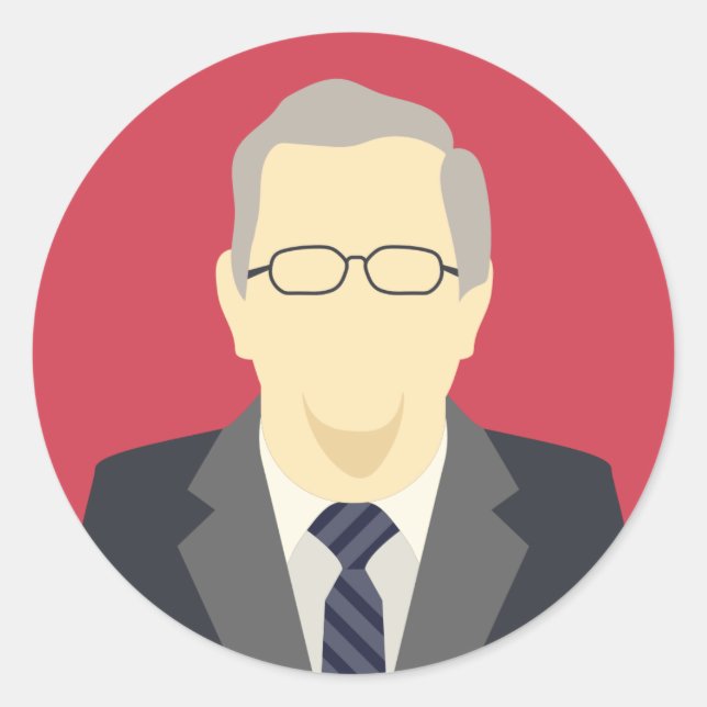 Adesivo Jeb Bush candidato às eleições presidenciais de 20 (Frente)