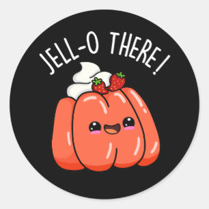 Adesivo Jello Ali Funny Orange Jello Pun Dark BG