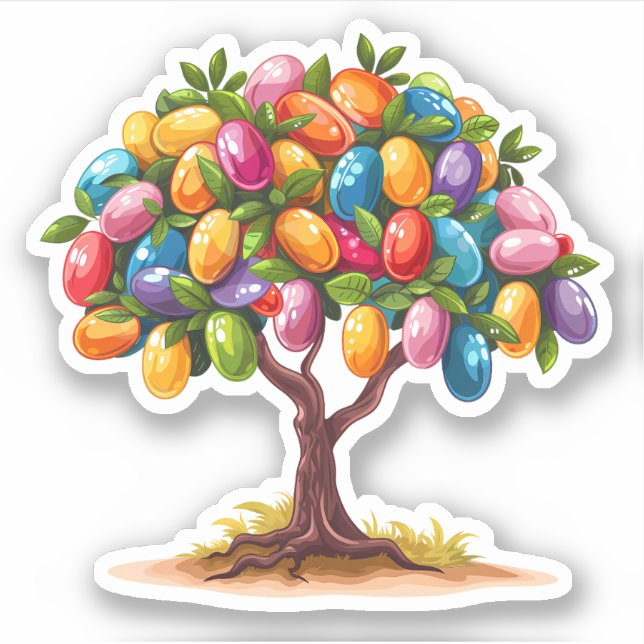 Adesivo Jelly Bean Tree (Frente)