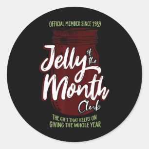 Adesivo Jelly Do Month Club Divertiu Homens E Mulheres Chr
