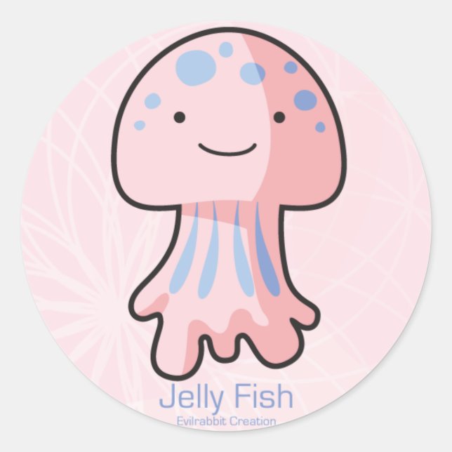 Adesivo Jelly Fish Sticker (Frente)
