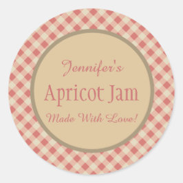 Adesivo Jelly Jam Custom Jar Baking Bakery