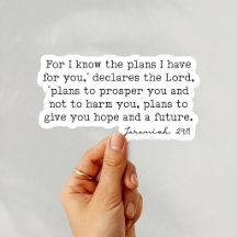 Jeremias 29:11 Porque eu sei os planos