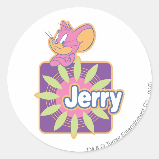 Adesivo Jerry Neon Mouse (Frente)