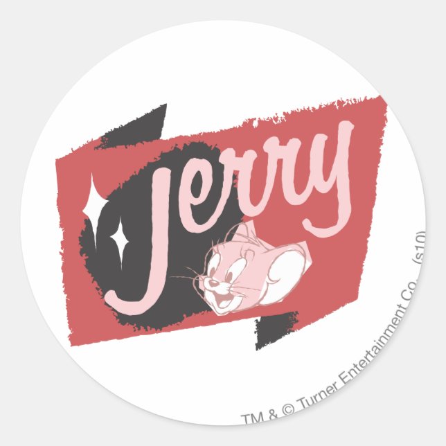 Adesivo Jerry Red e Black Logo (Frente)