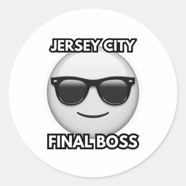 Adesivo Jersey City Final Boss Sticker (Frente)