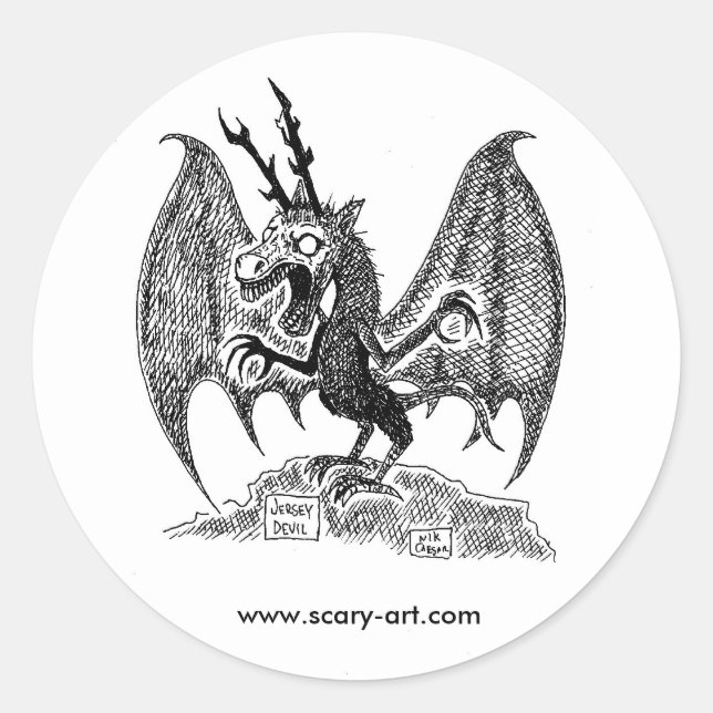Adesivo Jersey Devil Sticker (Frente)