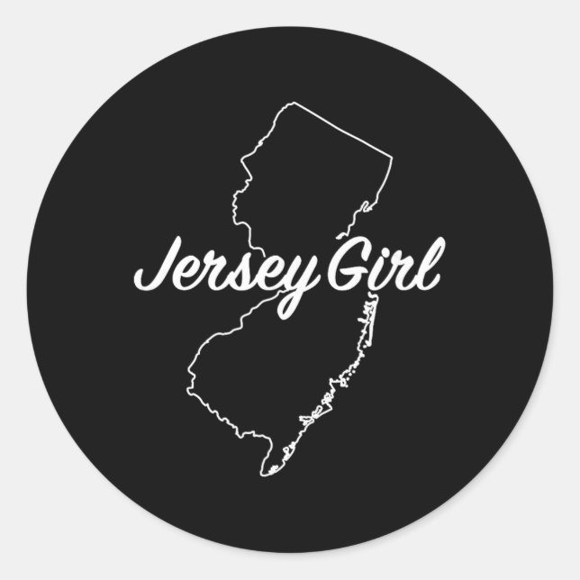 Adesivo Jersey Girl New Jersey  (Frente)