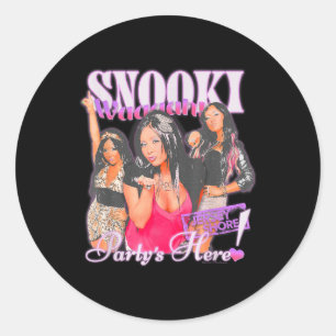 Adesivo Jersey Shore Partys Aqui Snooki Vintage Reality Tv