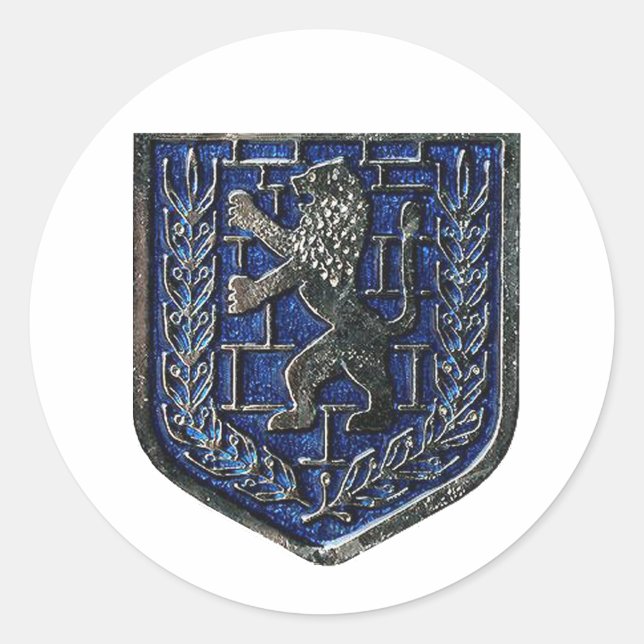 Adesivo Jerusalem Crest Blue (Frente)
