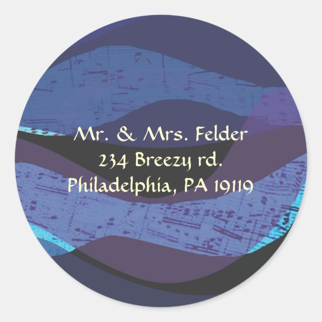 Adesivo Jerusalém Musical Sky Reply Sticker Seal (Frente)