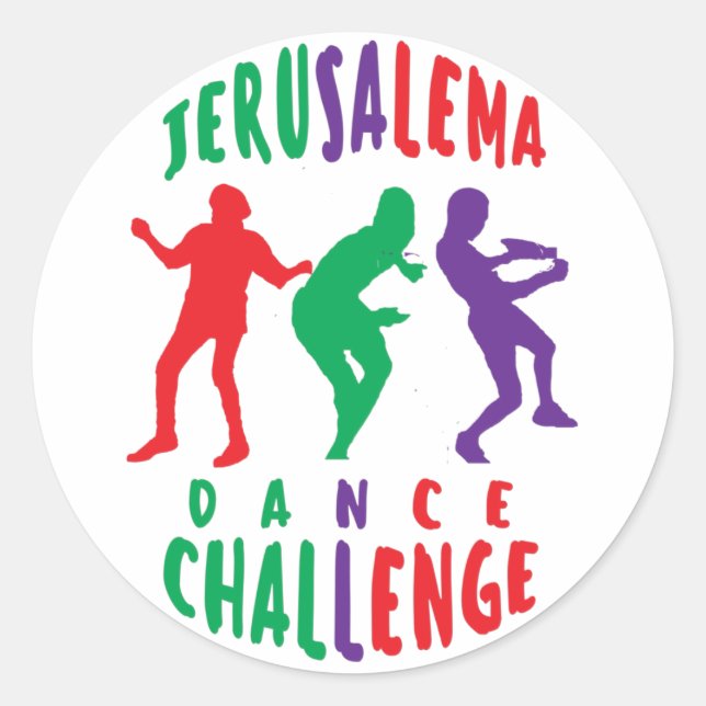 ADESIVO JERUSALEMA DANCE CHALLENGE (Frente)