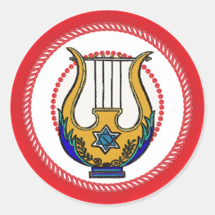 Adesivo Jesse Tree David's Harp