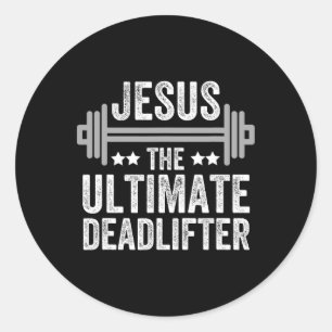 Adesivo Jesus, a Malhação de camiseta de camisa do Deadlif