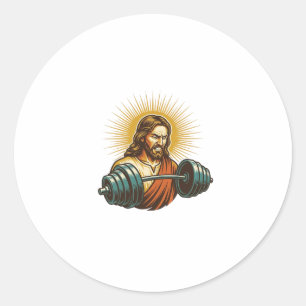 Adesivo Jesus Acidentalmente Adicionando Muito Peso Falha