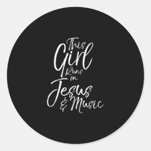 Adesivo Jesus ama  Esta Garota Executa Com Jesus E Música