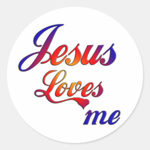 Adesivo Jesus ama-me