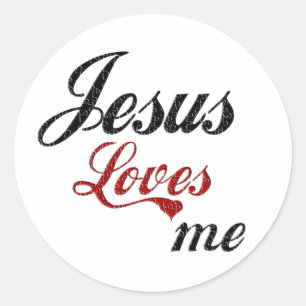 Adesivo Jesus ama-me