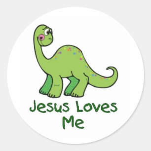 Adesivo Jesus ama-me Dino