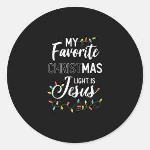 Adesivo Jesus ama  Minha Luz De Natal Favorita É Jesus