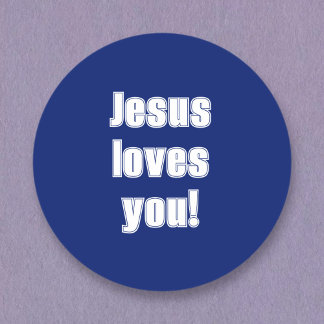 Adesivo Jesus ama você!