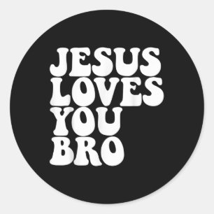 Adesivo Jesus ama você Irmão Igreja Cristã Jesus ama Y