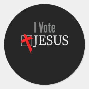 Adesivo Jesus ama Voto Jesus Cruz Cristã