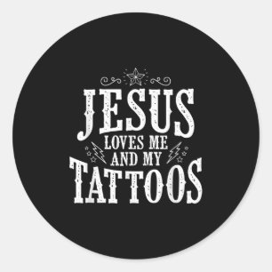 Adesivo Jesus Amor   Jesus Me Ama E Minhas Tatuagens