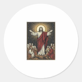 Adesivo Jesus Antigo Glória Radiante Gravação Cristã De