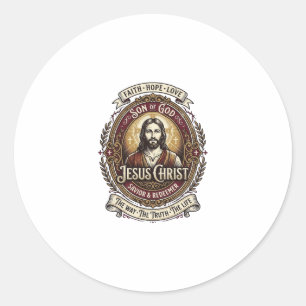 Adesivo Jesus Antiguidades Camiseta Gráfica de Relíquias A