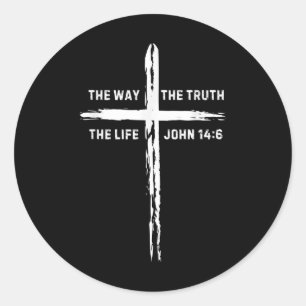 Adesivo Jesus Atravessa A Verdade Homens Mulheres Crianças