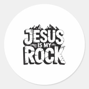 Adesivo Jesus bíblico é meu cristão de rock