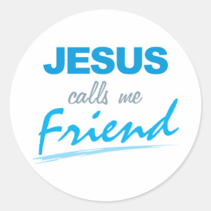 Adesivo Jesus chama-me amigo
