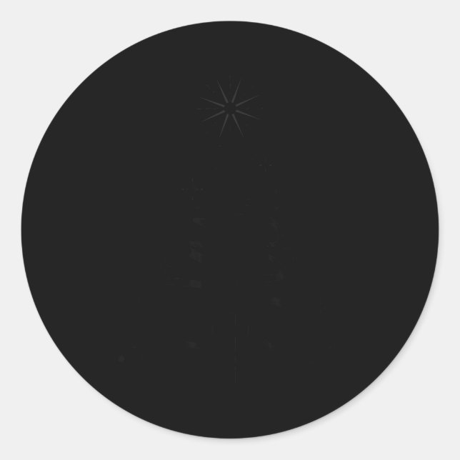 Adesivo Jesus Christmas Tree Christian Bible Verse Snowfla (Frente)