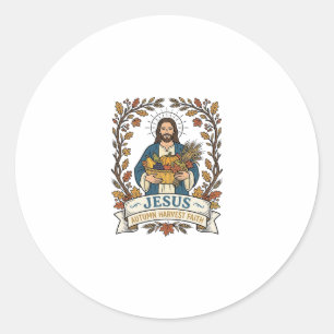 Adesivo Jesus Colheita de Outono Fé Jesus Colheita de Outo