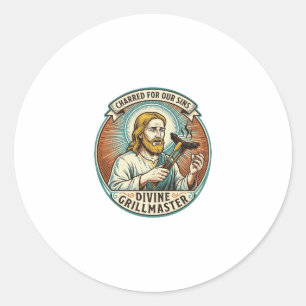 Adesivo Jesus Completamente Queimado Preto Cachorro Quente