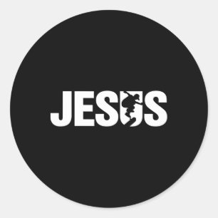 Adesivo Jesus Cristão Skateboard Design de Skater Legal