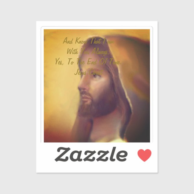 Adesivo Jesus Cristo (Folha)