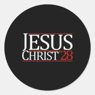 Adesivo Jesus Cristo 2028 Vota Jesus Premium