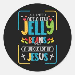Adesivo Jesus Cristo Divertido Cristão Jelly Bean Candy Lo