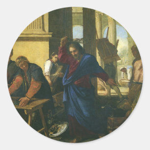 Adesivo Jesus Cristo Purificando o Templo