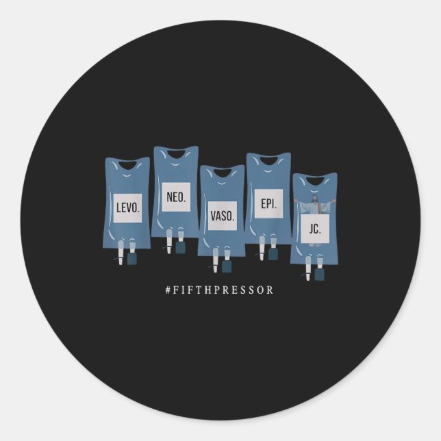 Adesivo Jesus Cristo Quinto Pressor Código Inteiro Enferme (Frente)