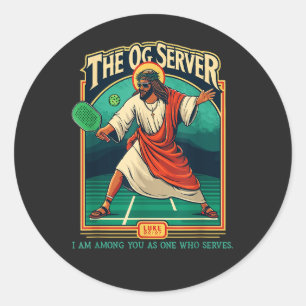 Adesivo Jesus de Pickleball Cristão