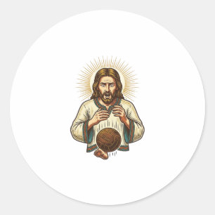 Adesivo Jesus Derrubou Bola Medicinal Pesada Dor no Dedo d